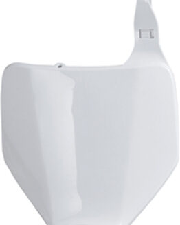 Front Number Plate - White