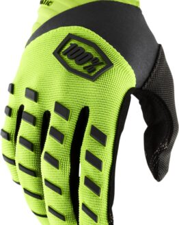 100% Youth Airmatic Gloves, Flo Yellow/Black, Size YS