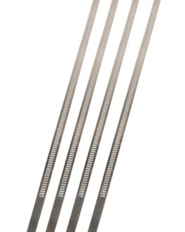 DEI Positive Locking Ties 14in Stainless Steel 4 Pack