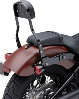 Cobra Detachable Short Backrest Black Fits Dyna 2006-2017
