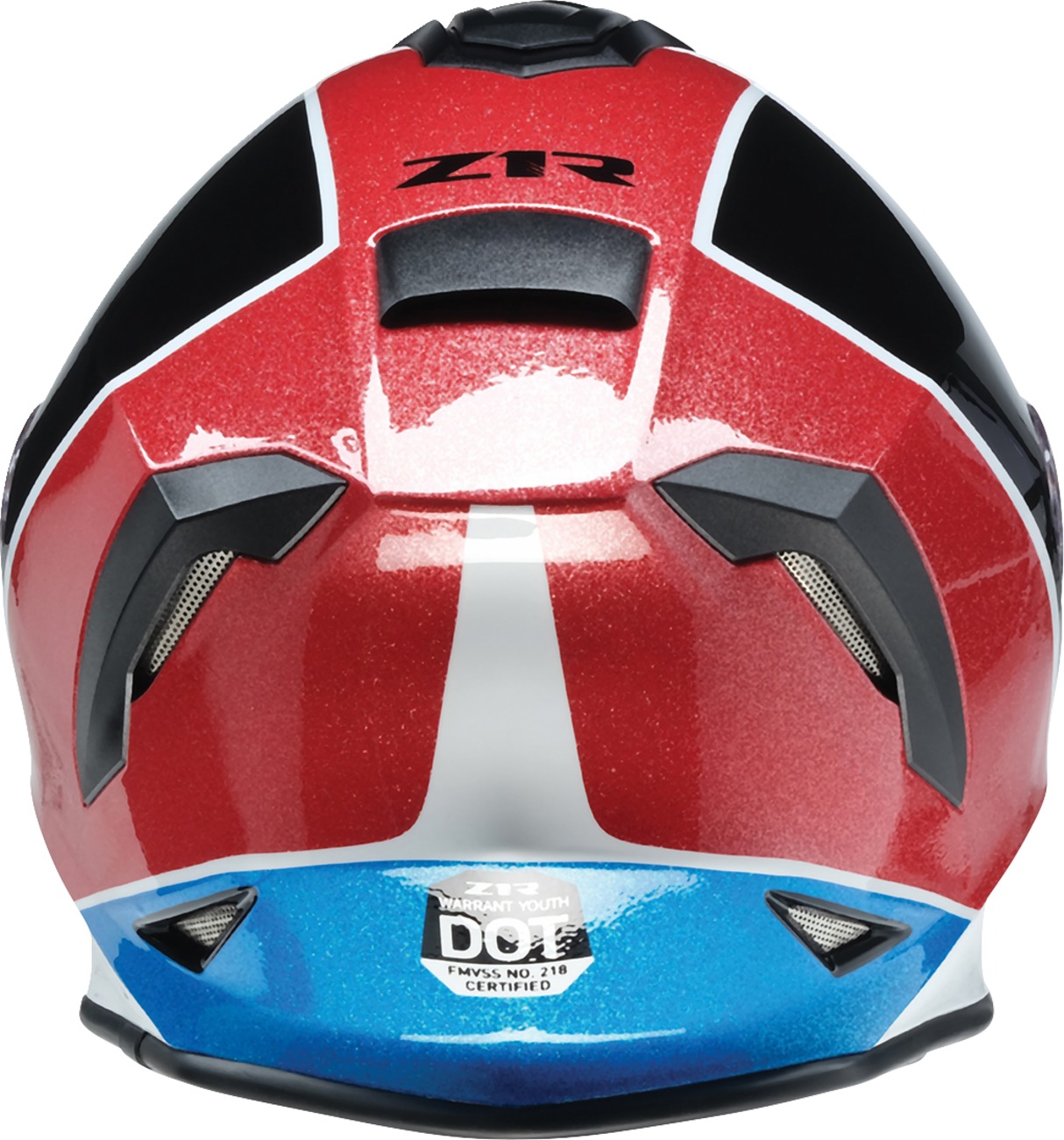 Z1R Youth Warrant Fresh Pow Snow Helmet Red Gloss S - Image 3