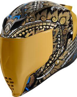 ICON Airflite Daytripper Helmet - Gold/Blue/Black/White (L)