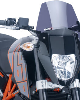 Dark Smoke Naked New Generation Windscreen