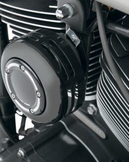 Arlen Ness Black Steel 5-Hole Horn Cover