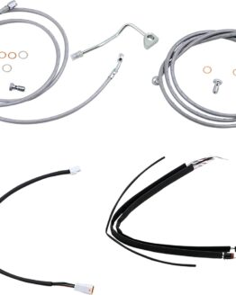 Extended Braided S.S. Control Cable Kit For 15"