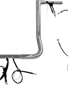 Fat Baggers EZ Install 16in Flat Top Chrome Handlebar Kit For 2024 FLHX