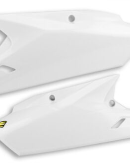 Cycra Side Number Plates White Fits Yamaha