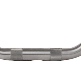 Thrashin 1in Mid Bend Handlebar Stainless Steel Polished For Harley