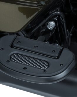 Kuryakyn Heavy Industry Knurled Floorboards Black For Harley