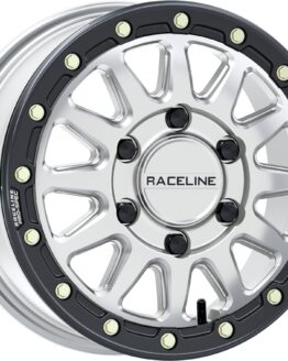 Raceline Alpha Beadlock Wheel Hyper Silver/Black 15x6.5 6x139.7 +74