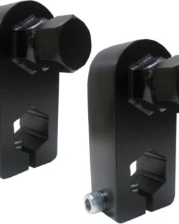 Passenger Floorboard Relocation Brackets - Black