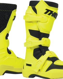 Thor Youth Blitz XR Boots Fluorescent Acid/Black Sz 6
