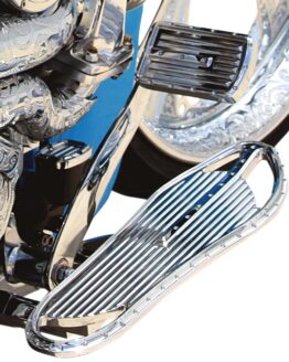 Dimpled Adjustable Driver Floorboards - Chrome