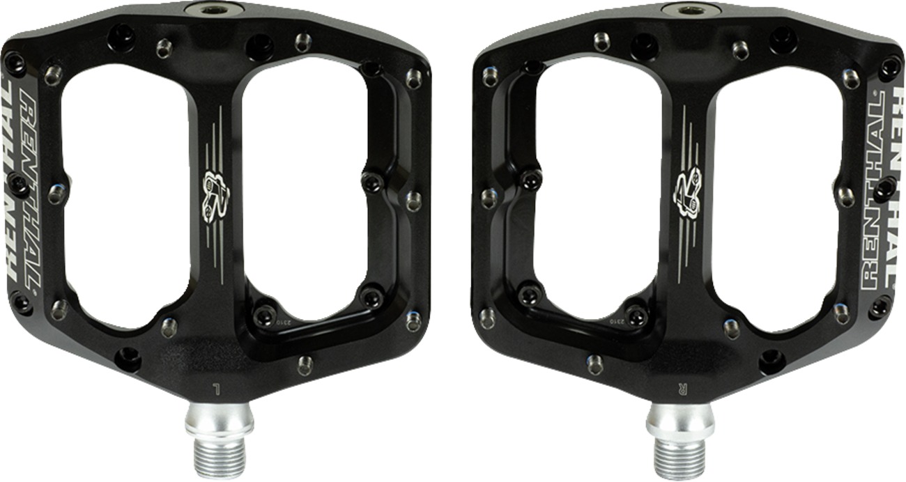 Renthal Revo-F Flat Pedals Black Pair - Image 3