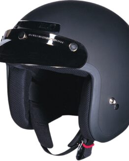 Z1R Jimmy Open Face Helmet Flat Black 2XS Unisex Adult