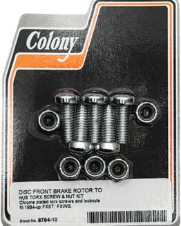 Brake Rotor Front Torx Bolt Kit w/ Nuts