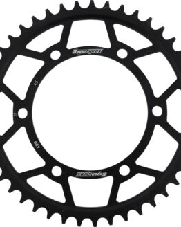 Supersprox Steel Rear Sprocket 45T Black 530 Chain Fits Kawasaki Suzuki
