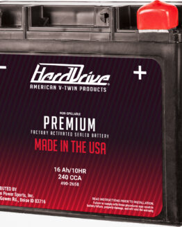 HardDrive Premium Battery GYZ16HL/YTX14L 240 CCA For Harley Davidson