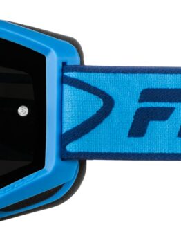 Fly Racing Youth Zone Goggles Blue/Navy Black Mirror Smoke Lens