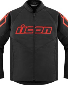 ICON Hooligan Jacket Men's Medium Black/Red