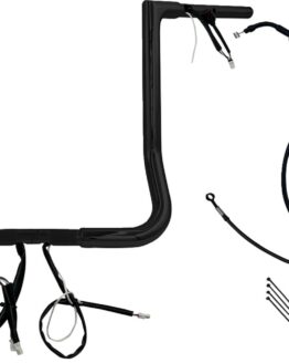 Fat Baggers EZ Install Wired 16in Black Handlebar Kit For 2024 FLHX