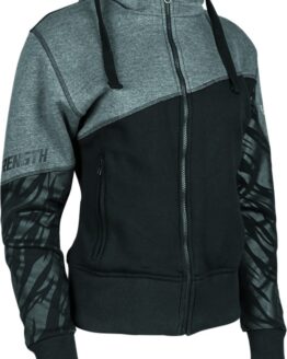 Cat Outa Hell Hoody Grey/Black Womens - Medium