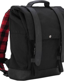 Burly Brand Voyager Roll Top Backpack - Black