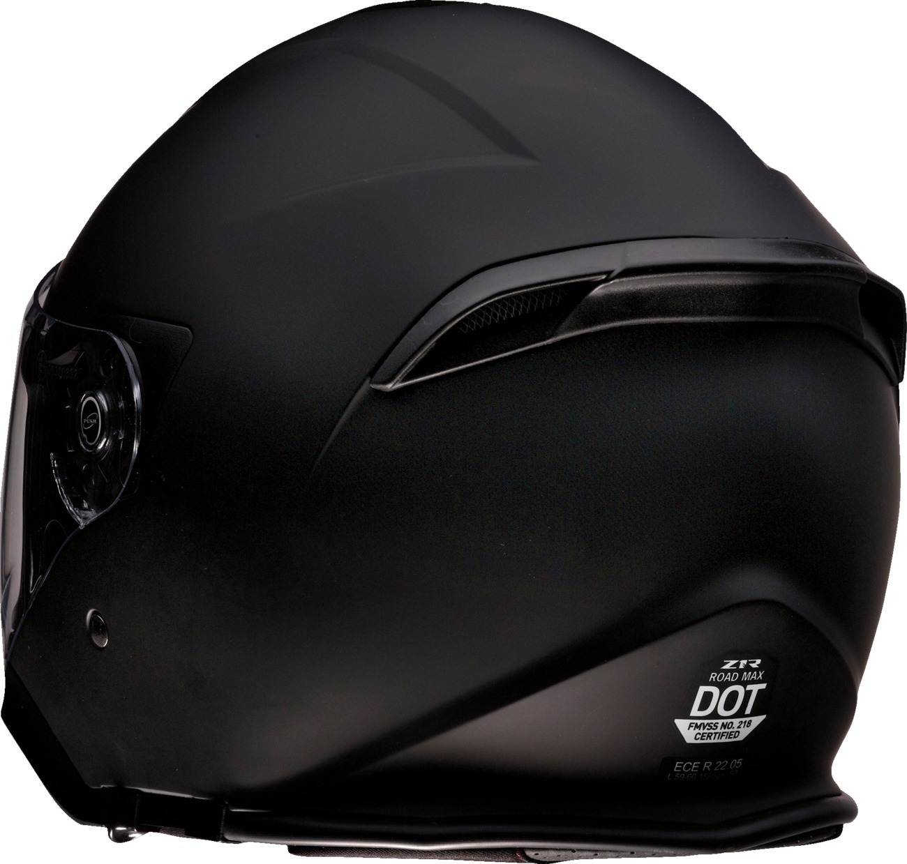 Z1R Road Maxx 2.0 Helmet Matte Black 2XL - Image 3