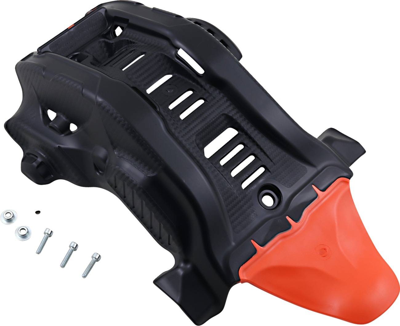 Acerbis Skid Plate Black/Orange For KTM 250/350 XC-F, GasGas EX/MC 250F/350F - Image 4