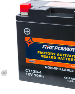 Fire Power CT12B-4 Factory Activated Sealed Battery Replaces YT12B-4