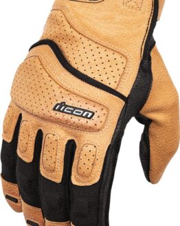 ICON Women's Superduty3 Gloves Black/Tan Large
