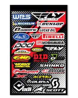 WPS MX Universal Decal Sheet - 4 mil Ultracurve Vinyl