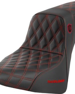 Saddlemen Pro Series SDC Performance Seat Red Stitch for Harley FXBB FXST 18-23
