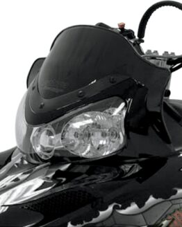 Powermadd 11.5" Low Black Windshield Fits Polaris IQ RMK