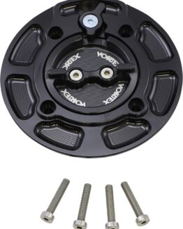 Vortex V3 Fuel Cap Black For Kawasaki Ninja 400 650 Z900 ZX-6R ZX-10R
