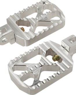 Joker Machine Bear Claw Silver Footpegs for Triumph