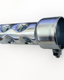 Biker's Choice Exhaust Pipe Baffle 4in Steel Fits 1-3/4in O.D. Pipes