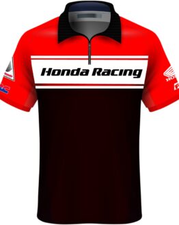Factory Effex Men's Honda Team Pit Shirt Red/Black Size M