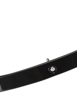 Smooth Windshield Trim - Black