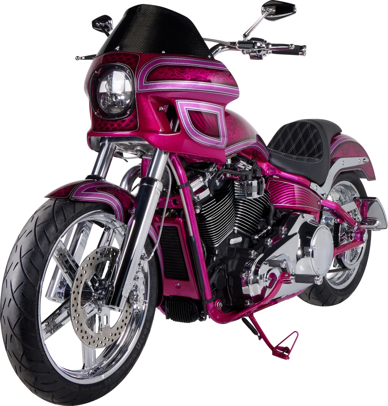 Arlen Ness Billet Mini Stocker Mirror Left Chrome - Image 4