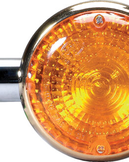K&S DOT Rear Turn Signal Gold For Yamaha XV1000 XV1100 Virago