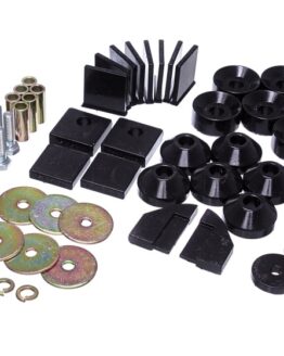 Energy Suspension Black Body Mount Set Fits 1986-1995 Suzuki Samurai