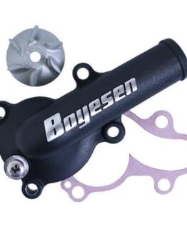 Boyesen Black Water Pump Cover & Impeller Kit Fits 19-20 Kawasaki KX450