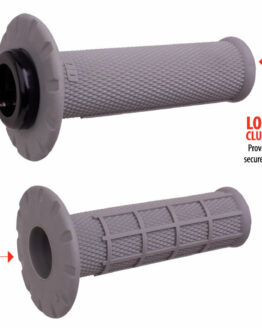 ODI Universal Lock-On Half Waffle Grips Gray/Black