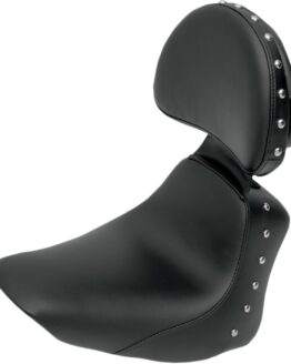 Heels Down Studded Solo Seat Gel w/Backrest Low&Forward