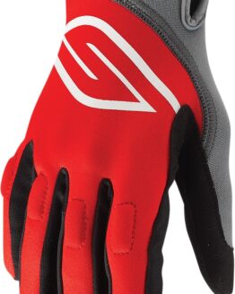 Circuit Perforated Watercraft Gloves - Red/Charcoal Unisex Adult Medium