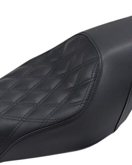 Profiler Lattice Stitched 2-Up Seat - Black