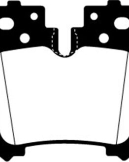 EBC Yellowstuff Rear Brake Pads DP41812R Fits 2007+ Lexus LS460 4.6