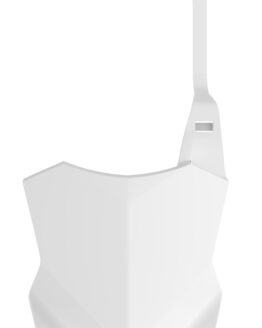 Front Number Plate - White