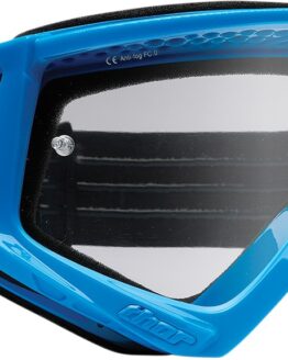 Thor Combat Racer Goggle Blue Adult Unisex Clear Lens